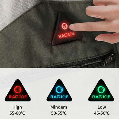 Erkekler Akü Kayak Ceket Özel 7.4Volt Elektrikli Isıtmalı Giysiler Kapüşonlu Su geçirmez