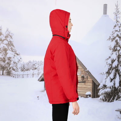 Özel Softshell Isıtmalı Kış Kıyafetleri Elektrikli Pil 7.4V Pil ile Isıtmalı Av Ceketleri