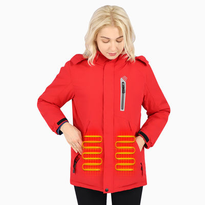 Özel Softshell Isıtmalı Kış Kıyafetleri Elektrikli Pil 7.4V Pil ile Isıtmalı Av Ceketleri