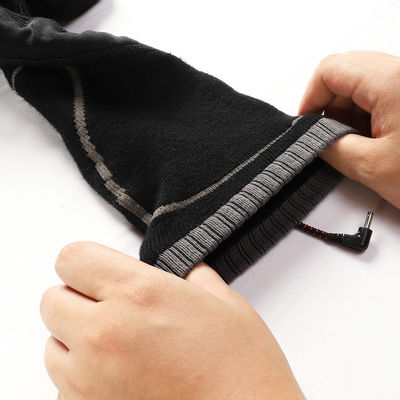 7.4V Pil Isıtmalı Çoraplar Karbon Fiber Isıtmalı Yürüyüş Çorapları Nefes Alabilir