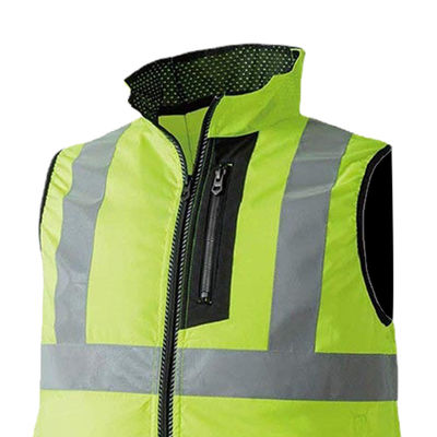 Floresan Yansıtıcı Fan Soğutma Yeleği Çift Fan Hi Vis Gömlek