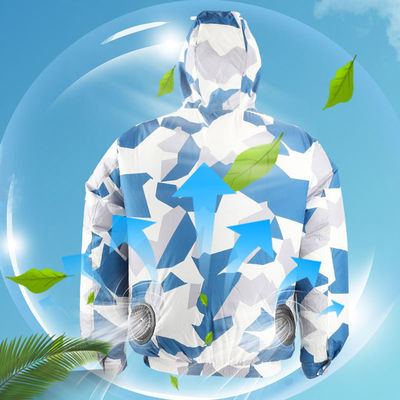 Kadın Güneş Korumalı Soğutma Fanı Ceketi OEM Klimalı Ceket