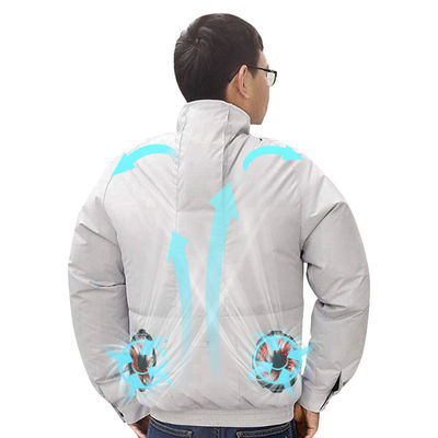 4XL Örme Klimalı Gömlek Nefes Alabilir Ac Soğutma Ceketi