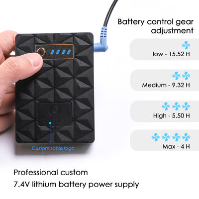 12V Ceket Soğutma Fanı 6700mAh Klima Takım Fanı
