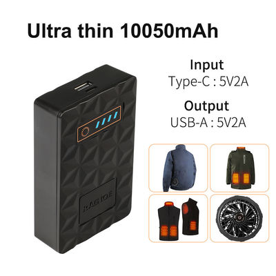 10050mAh Isıtmalı Yelek Pil Paketi Isıtmalı Gövde Isıtıcı Pil Paketi