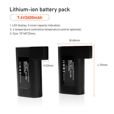 Isıtmalı Eldivenler için 7.4V 2S1P Pil Paketi 2600mah Elektrikli Giysi Aksesuarı