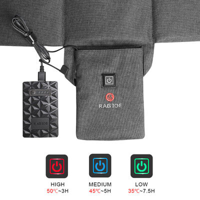 Çok fonksiyonel Katlanabilir Isıtmalı Koltuk Yastığı Şarj edilebilir Isıtmalı Koltuk Yastığı 3 USB bağlantısı ile sıcaklık ayarları