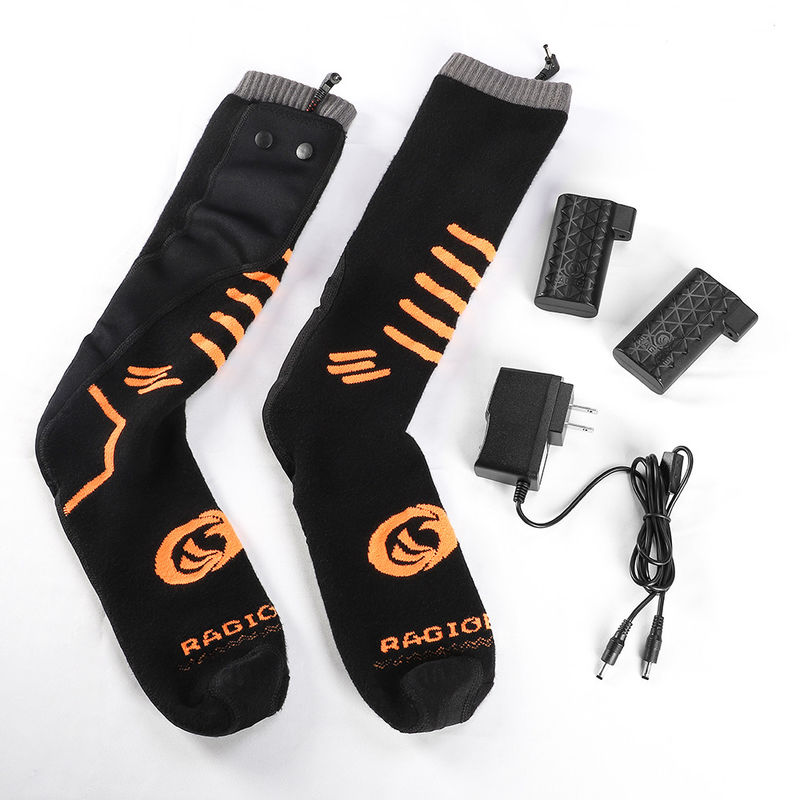 Yeniden şarj edilebilir elektrikli çoraplar Aküle ısıtılan çoraplar M L XL Boyut Avcılık Kış Kayak Açık Hava
